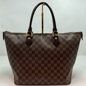 Louis Vuitton Saleya MM in Damier Ebene